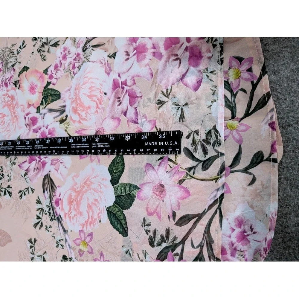 Water Creek Floral Dress Pink Sleeveless XL Womens Midi‎ Shift